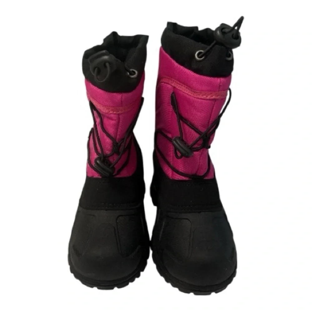 Itasca Kids Fuchsia and Black Snow Boots